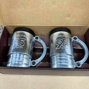 Snap-On Flankard 2pc 14oz Mug Set - 95th Anniversary Limited Edition USA made
